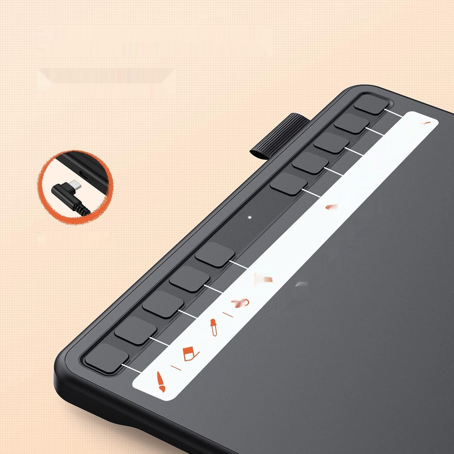 UGEE S640 tablet graficzny kompatybilny z Windows Mac Linux.