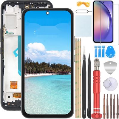 YHX-OU 6.4&quot; AMOLED Wyświetlacz Dla Samsung Galaxy A54 5G SM-A546B/E