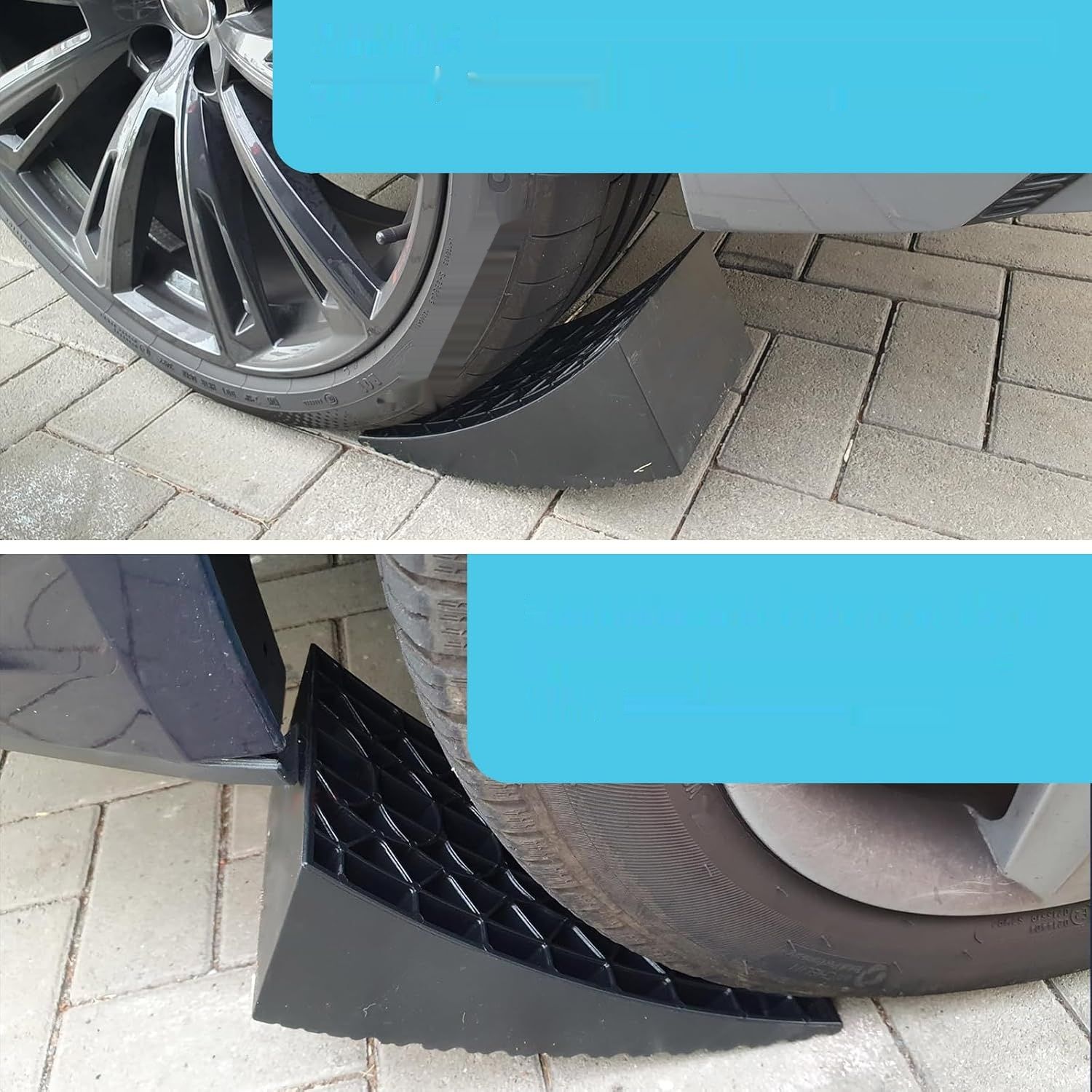 MaxEarn Zestaw 2 klinów do kampera, rampy z antypoślizgom i torbą