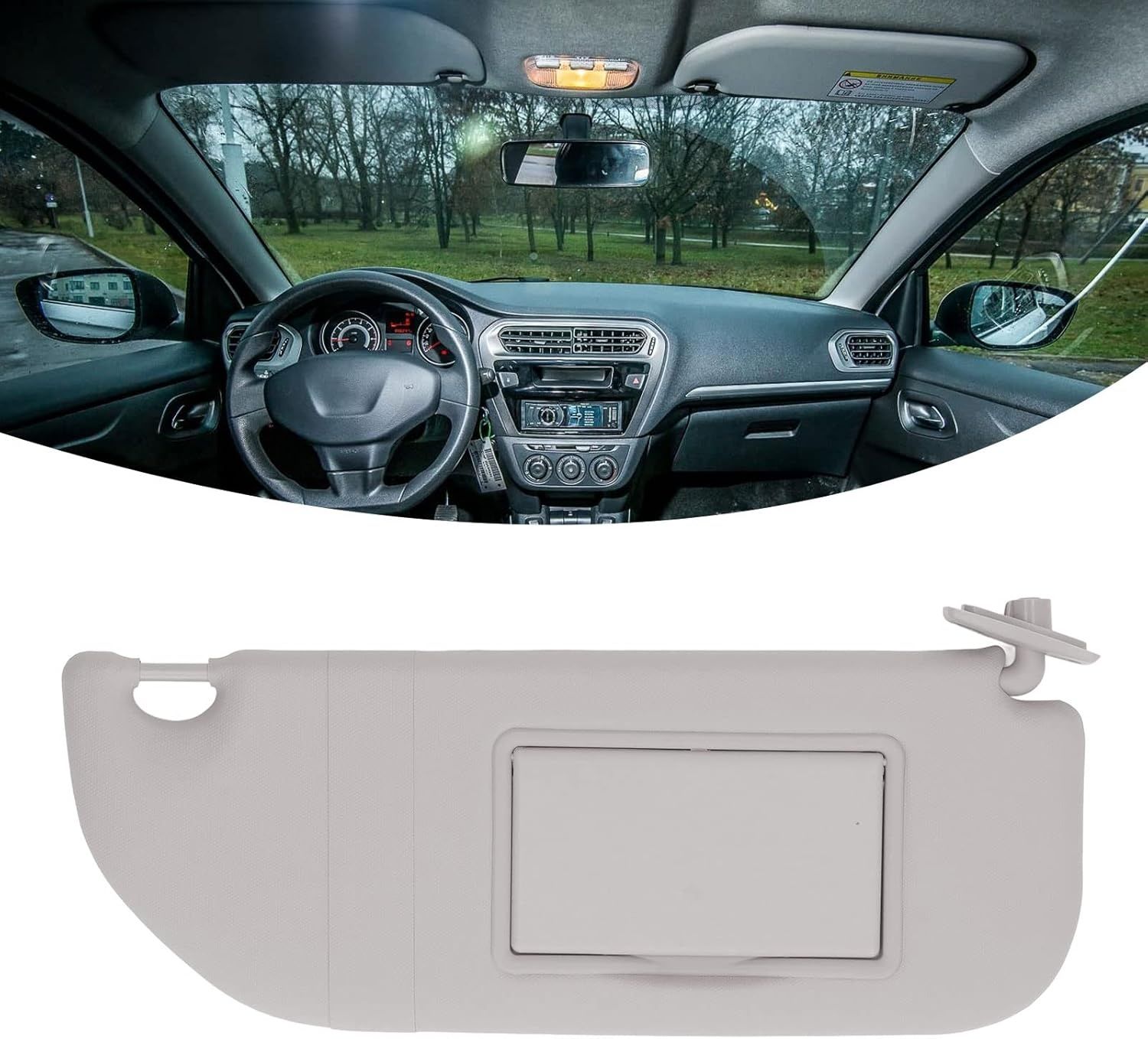 Osłona przeciwsłoneczna 98038432DS ABS dla 301 C3 Parasole/osłony