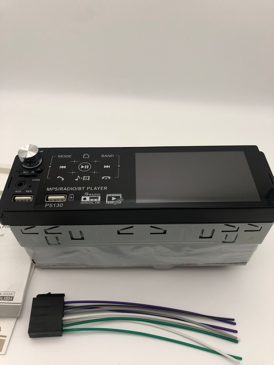 Radio Camecho Bluetooth z 4&quot; ekranem, RDS, FM/AM, 2xUSB, AUX, SD, kamera.