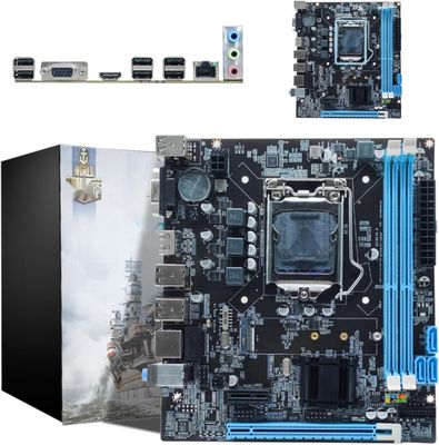 Sxhlseller H61 Micro ATX, LGA 1155, DDR3, M.2 NVMe, HD VGA для LGA1155 I3 I5 I7