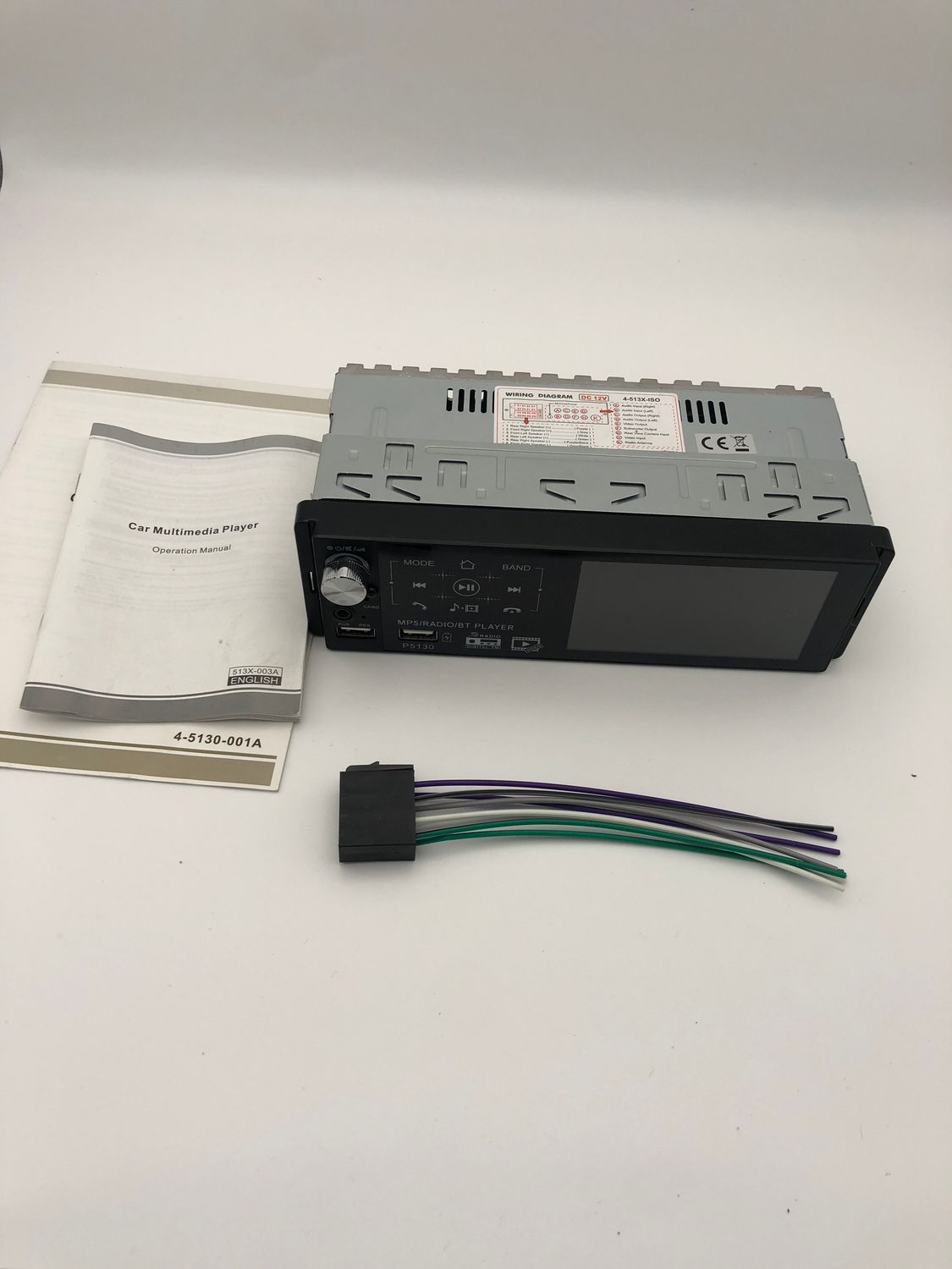 Radio Camecho Bluetooth z 4&quot; ekranem, RDS, FM/AM, 2xUSB, AUX, SD, kamera.
