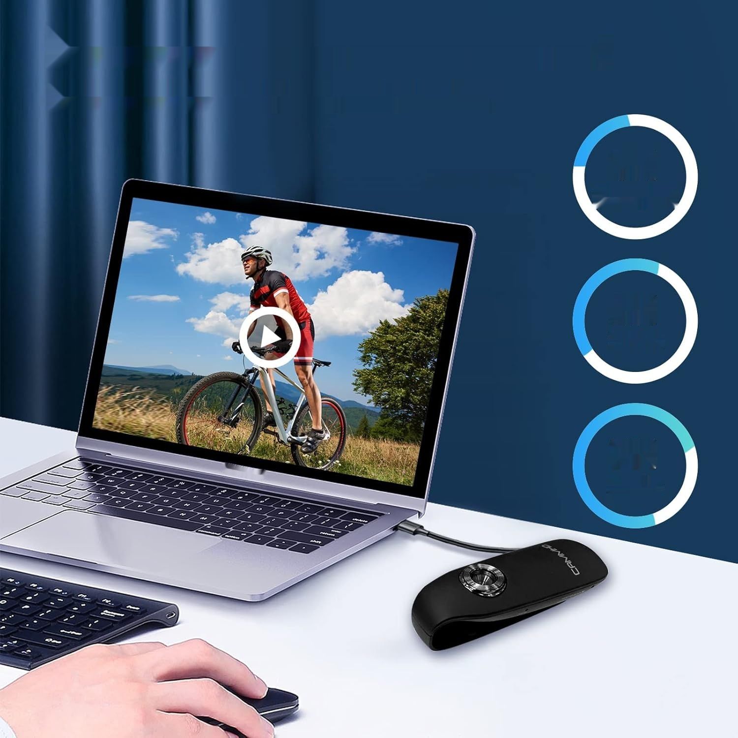 CAMMHD 1080P Full HD Przenośna Kamera Osobista Karta 32GB