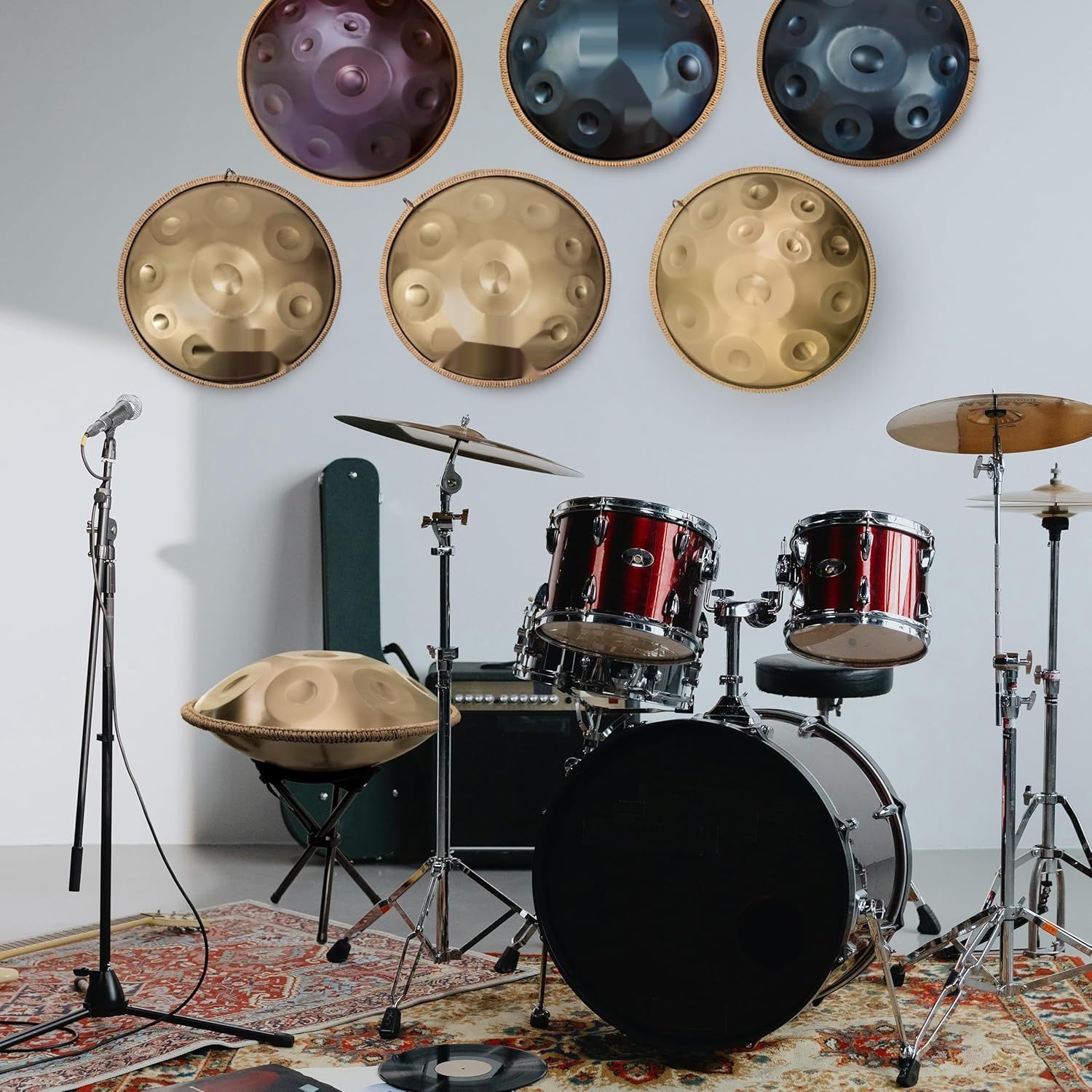 ANTETOK Gold Harmonic 440hz 22-calowy Handpan Steel Drum