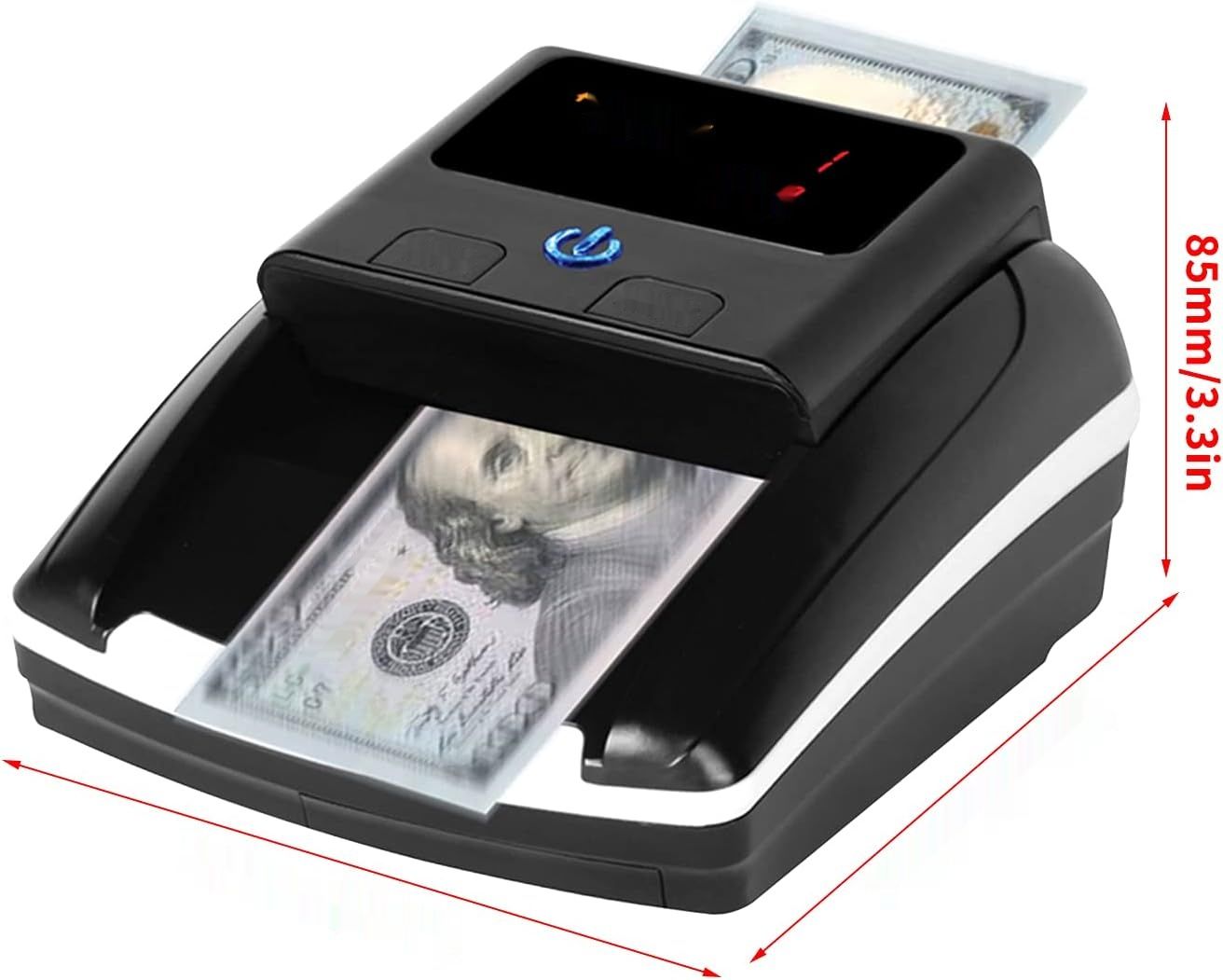Bisofice Wykrywacz fałszywych pieniędzy, licznik banknotów UV/MG/IR
