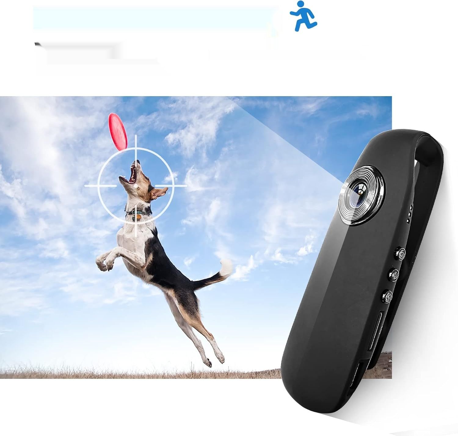 CAMMHD 1080P Full HD Przenośna Kamera Osobista Karta 32GB