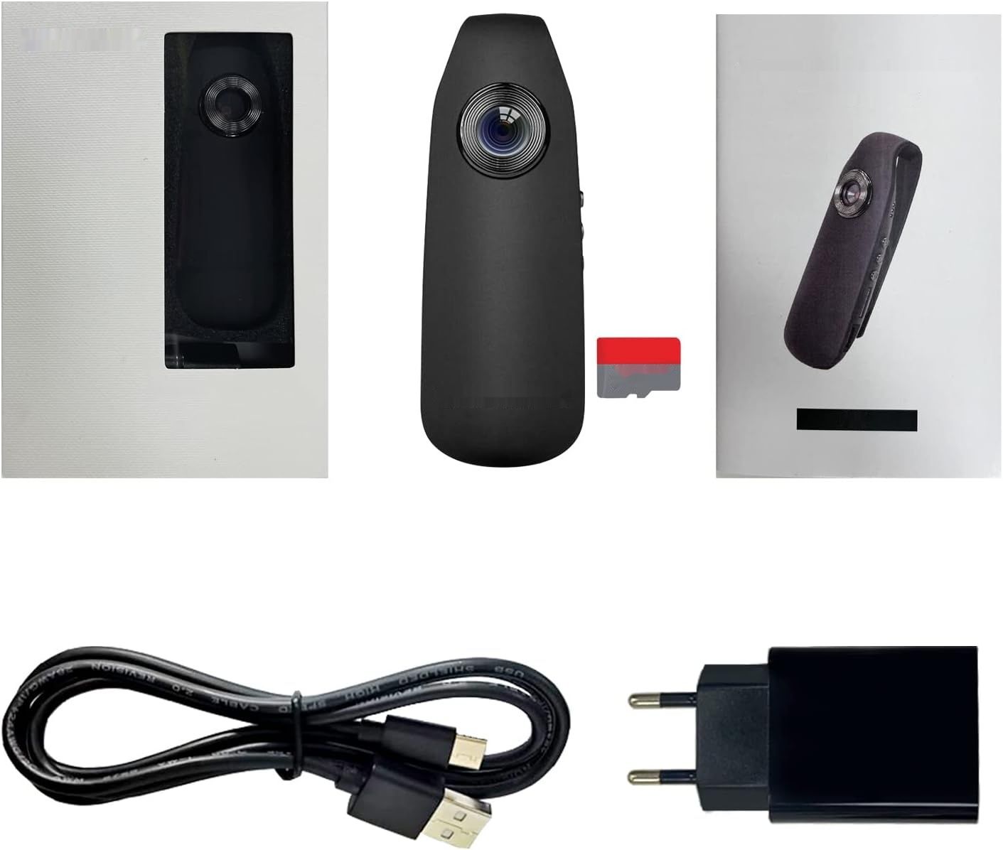 CAMMHD 1080P Full HD Przenośna Kamera Osobista Karta 32GB