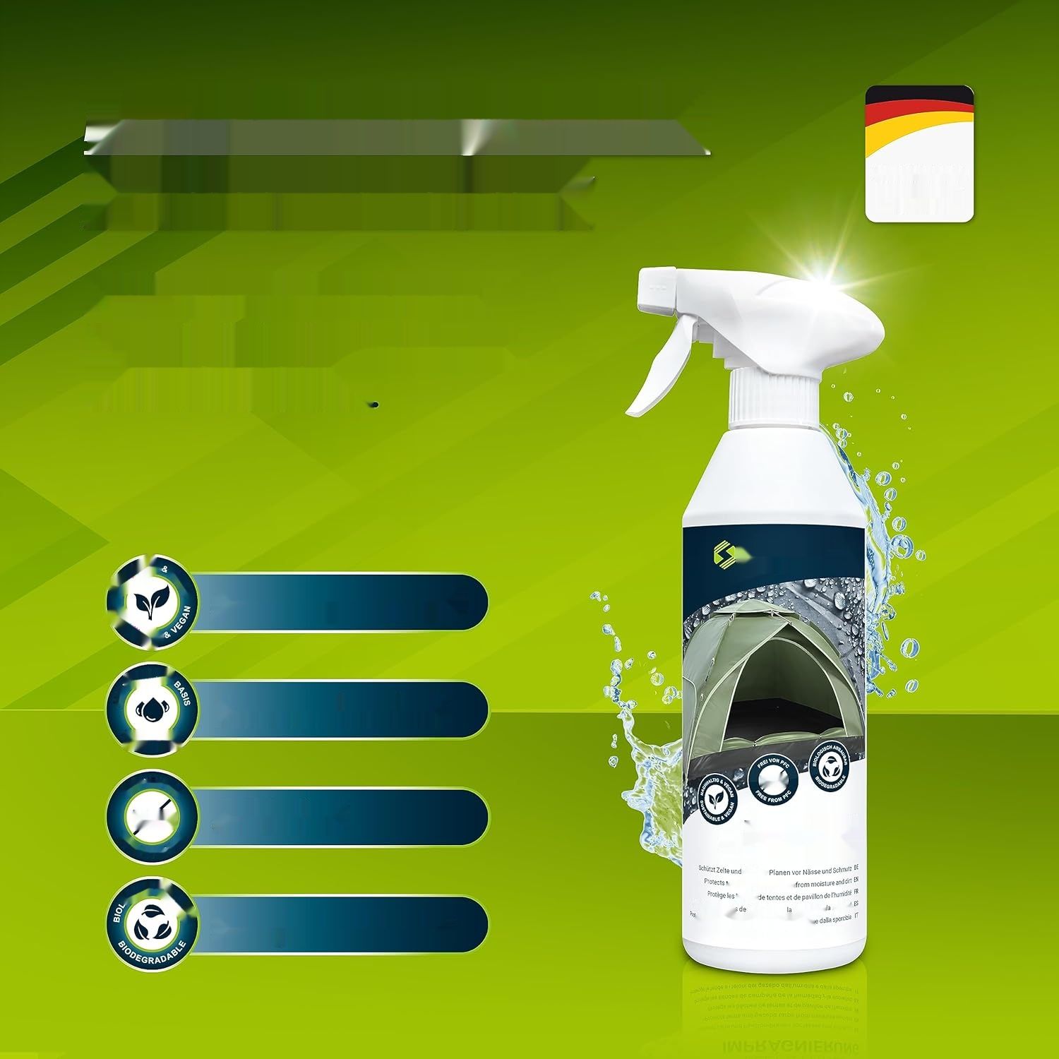 simprax Spray impregnujący do namiotów, biodegradowalny