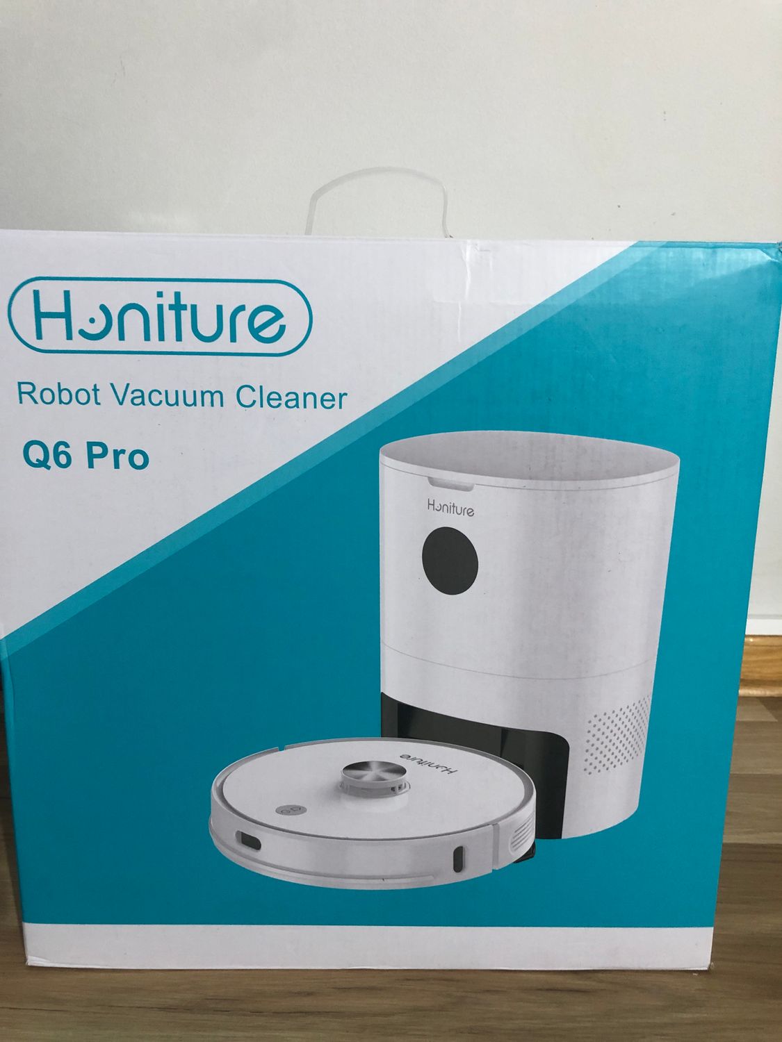HONITURE Robot sprzątający Q6 Pro 3500 Pa z nawigacją laserową.