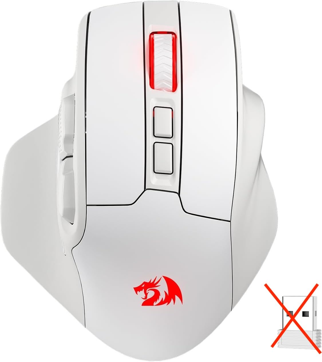 Redragon M806 to bezprzewodowa mysz gamingowa z 7 przyciskami i RGB.