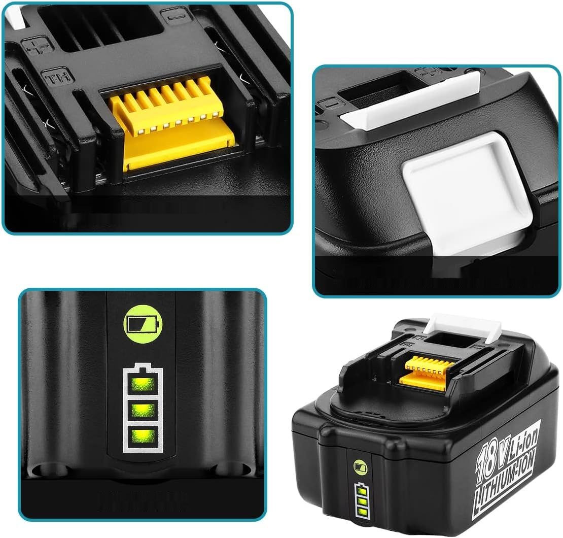 Zamiennik baterii Energup 5.5Ah 18V BL1860B dla Makita [Zestaw 2 sztuki]