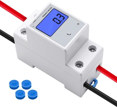 DIFCUL Licznik AC 1-fazowy 230V 5(80)A, montaż na szynę DIN, LCD 2P DIN
