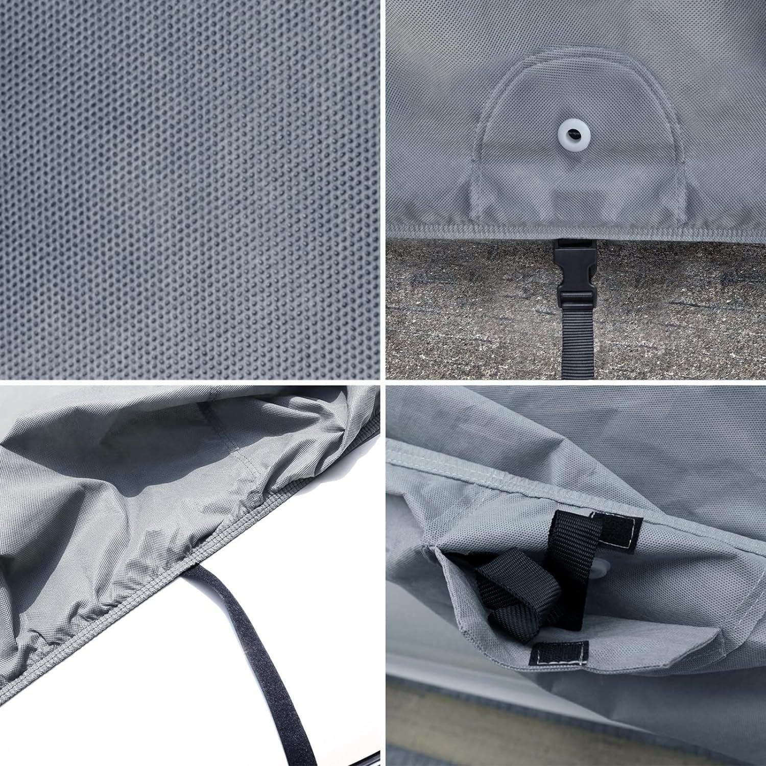 Leader Accessories 4-warstwowy pokrowiec samochodowy (Notchback 470x160x127 cm)