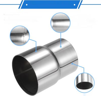 ABSOPRO Adapter do rury wydechowej, złączka redukcyjna 2,78"-3" śred. wewn.