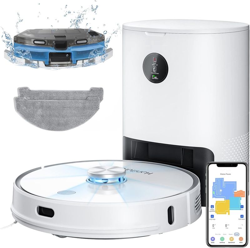 HONITURE Robot sprzątający Q6 Pro 3500 Pa z nawigacją laserową.