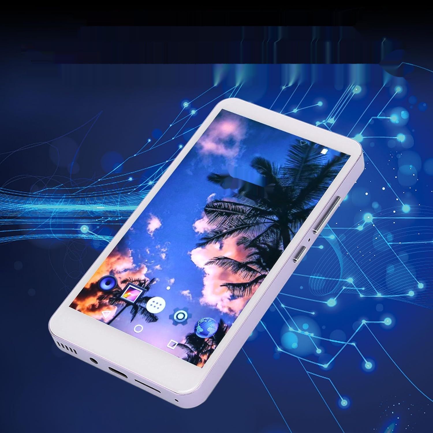 128GB odtwarzacz MP3 WiFi z ekranem dotykowym i HiFi (fioletowy)