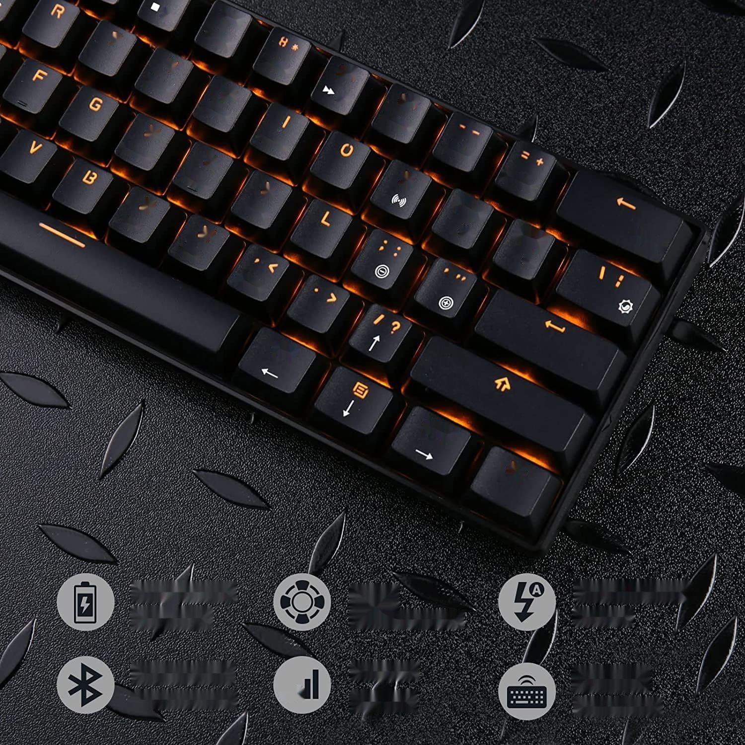 RK Royal Kludge RK61-US 2.4 GHz Klawiatura Mechaniczna, 61 Klawiszy