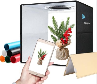 PULUZ Mini 30cm Fotobox - przenośny namiot świetlny LED CRI 97, 6 PVC tła