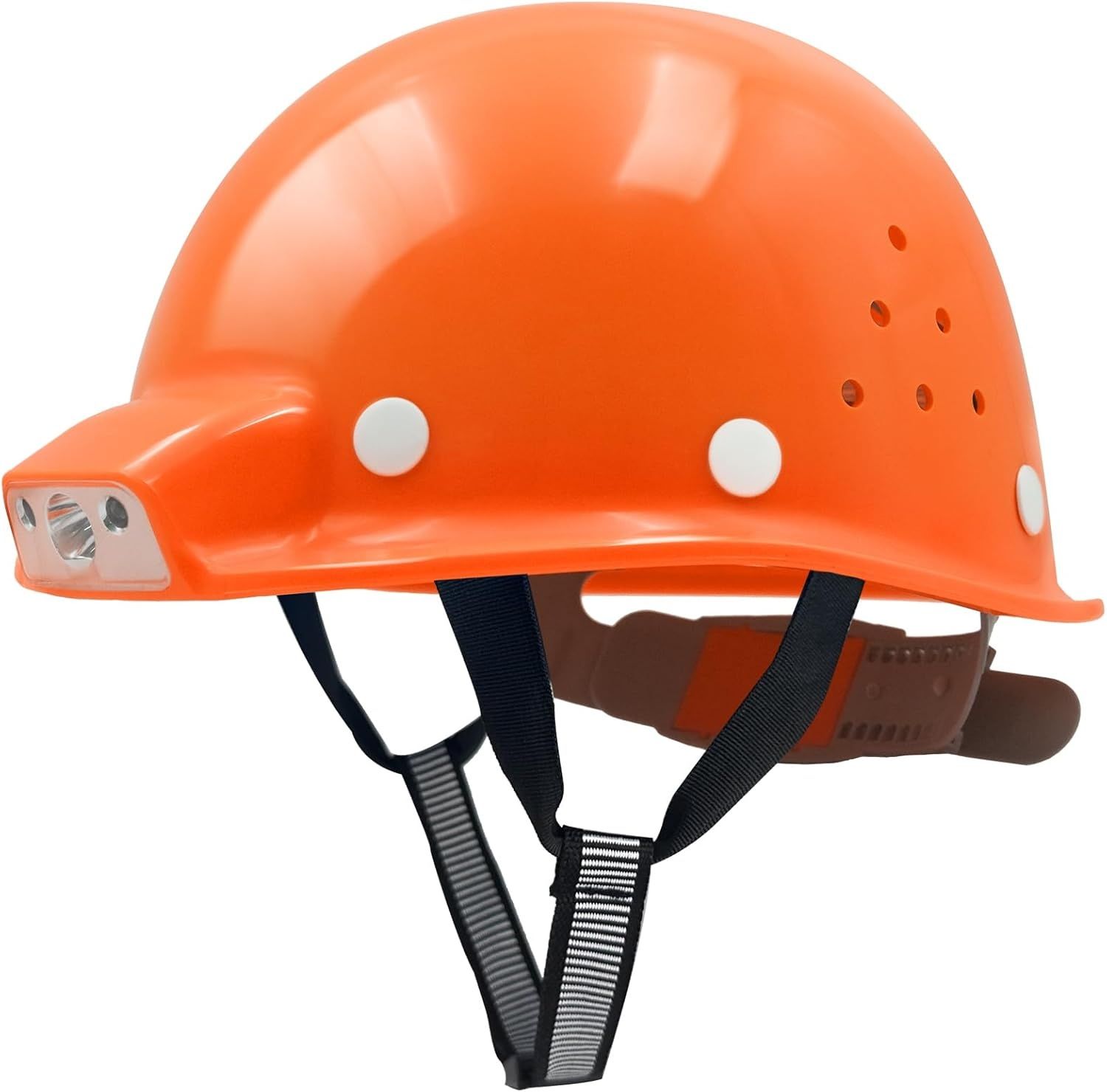 Kask budowlany Mustbau EN397 dla obwodu głowy 53-65 cm, regulowany.