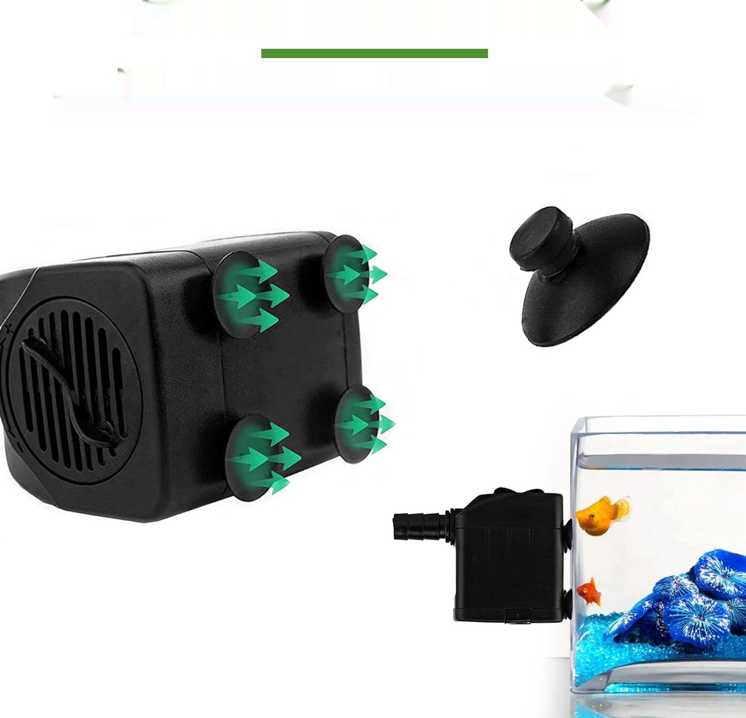 DIFCUL Mini Pompa Wodna do Akwarium 450L/H 10W Ultra Cicha
