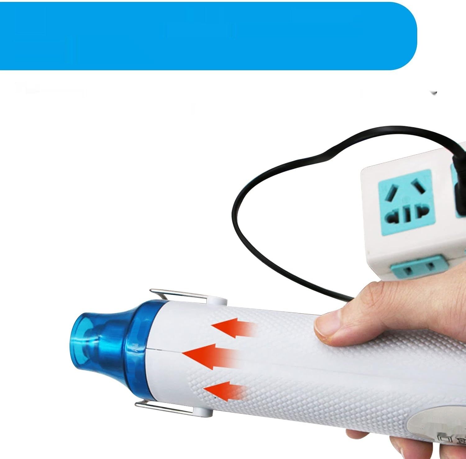 DIFCUL Pistolet na gorące powietrze, 220 V Mini Opalarka, 300 W Zestaw