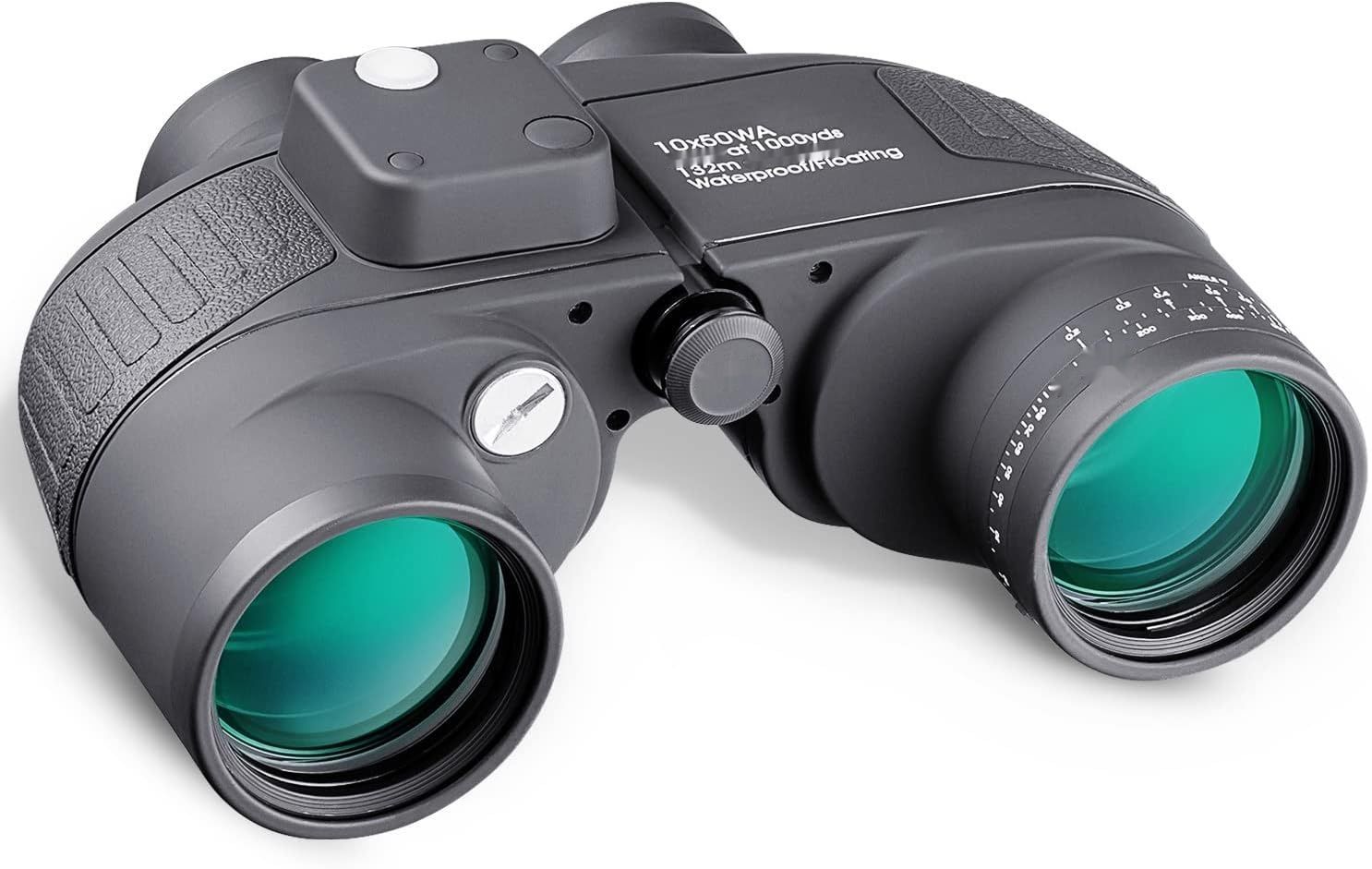 Lornetka 10x50 Ultra FMC BAK4 IPX7 z kompasem, czarna