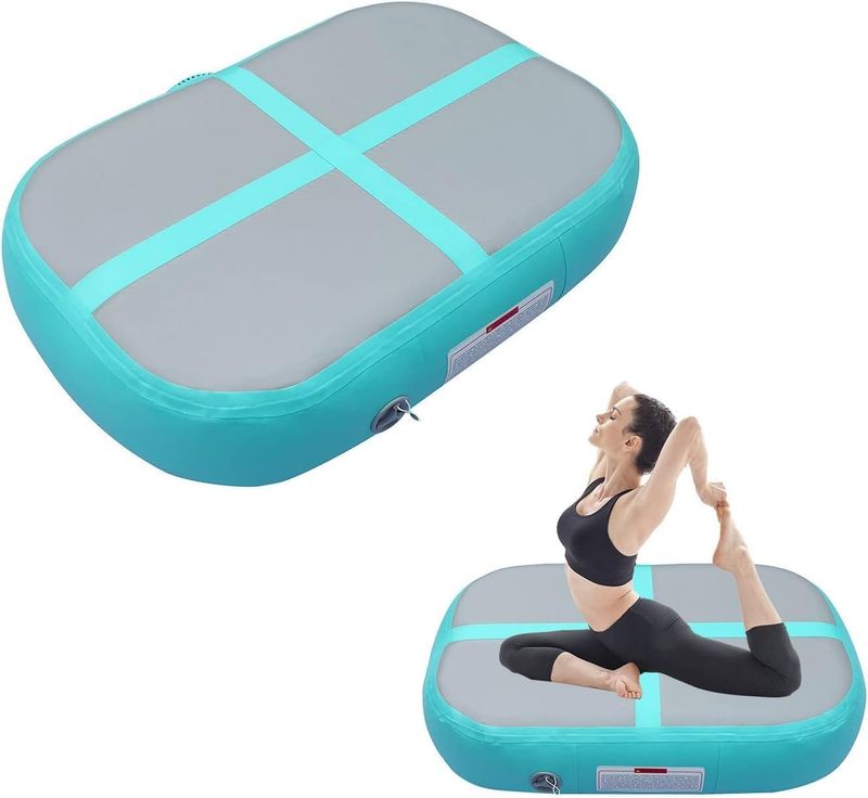 PPXIA Air Roll Nadmuchiwany Walec Powietrzny do Gimnastyki z Pompką