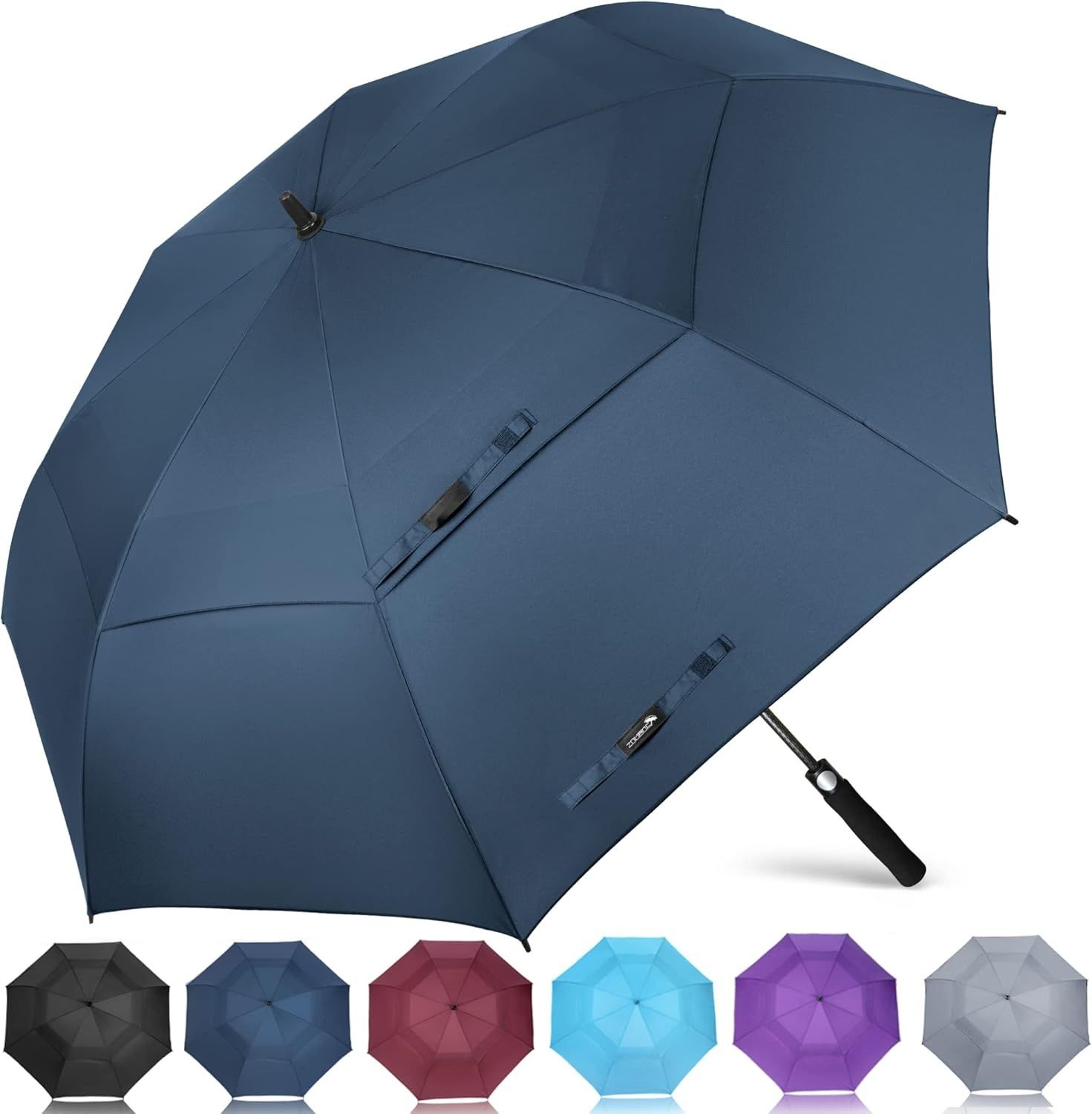 Zomake Golf parasol, 157/172 cm, automatyczne otwieranie, przeciwwiatrowy