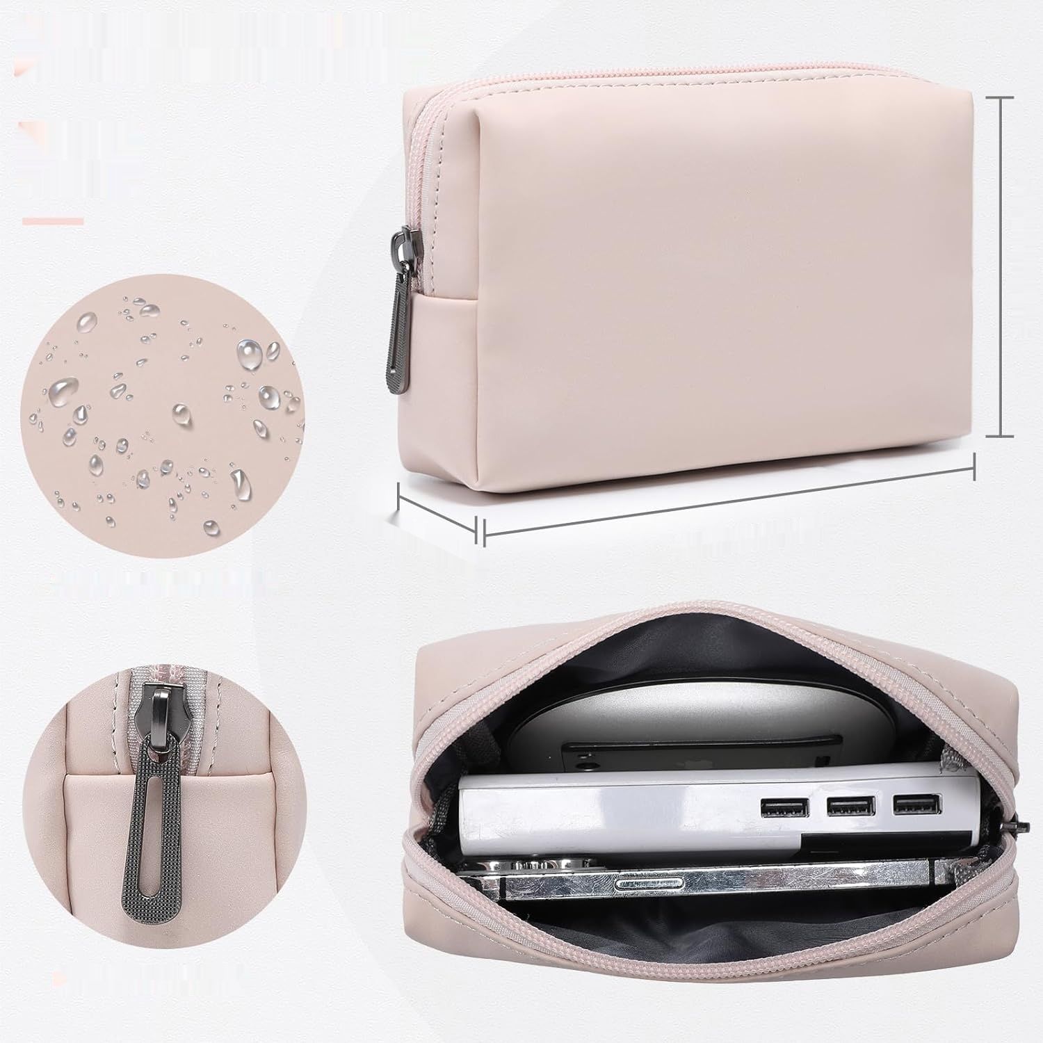 Etui HYZUO 13.3-14 cali pasuje do laptopów, kolor morelowy.
