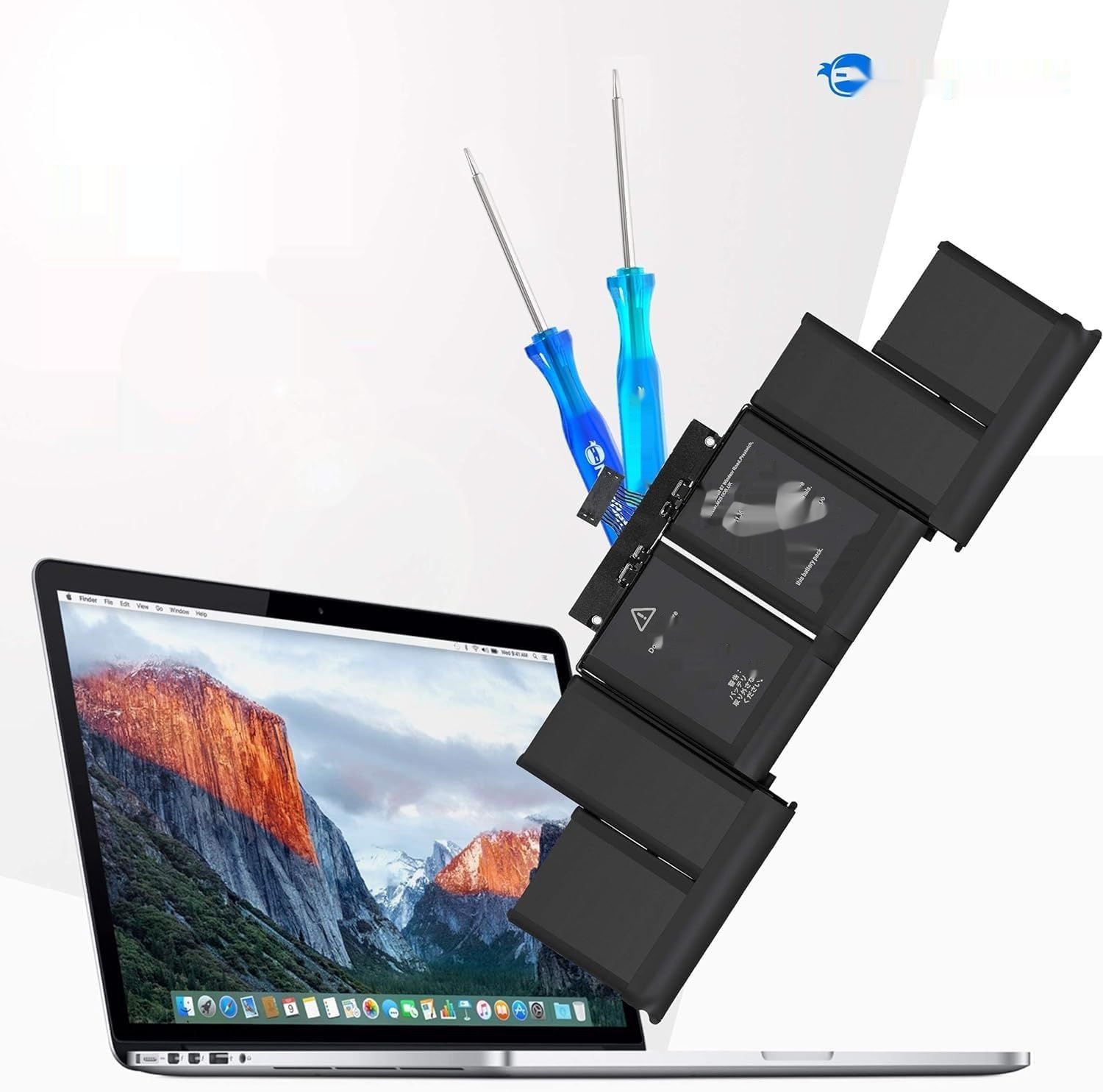 NinjaBatt A1618 Bateria do MacBook Pro Retina 15&quot; 2015 A1398 11,36V/99,5Wh