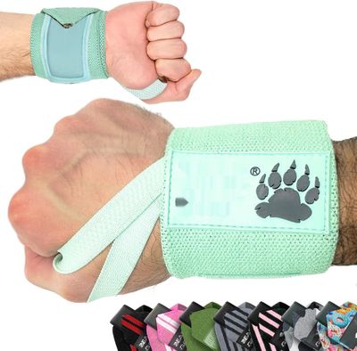 BEAR GRIP - Opaski na nadgarstki do podnoszenia ciężarów