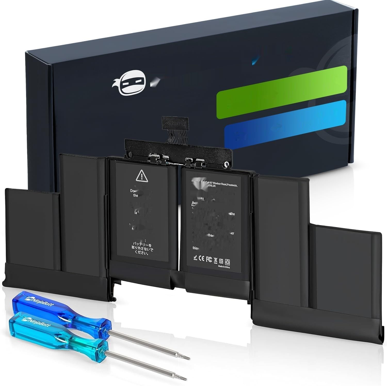 NinjaBatt A1618 Bateria do MacBook Pro Retina 15&quot; 2015 A1398 11,36V/99,5Wh