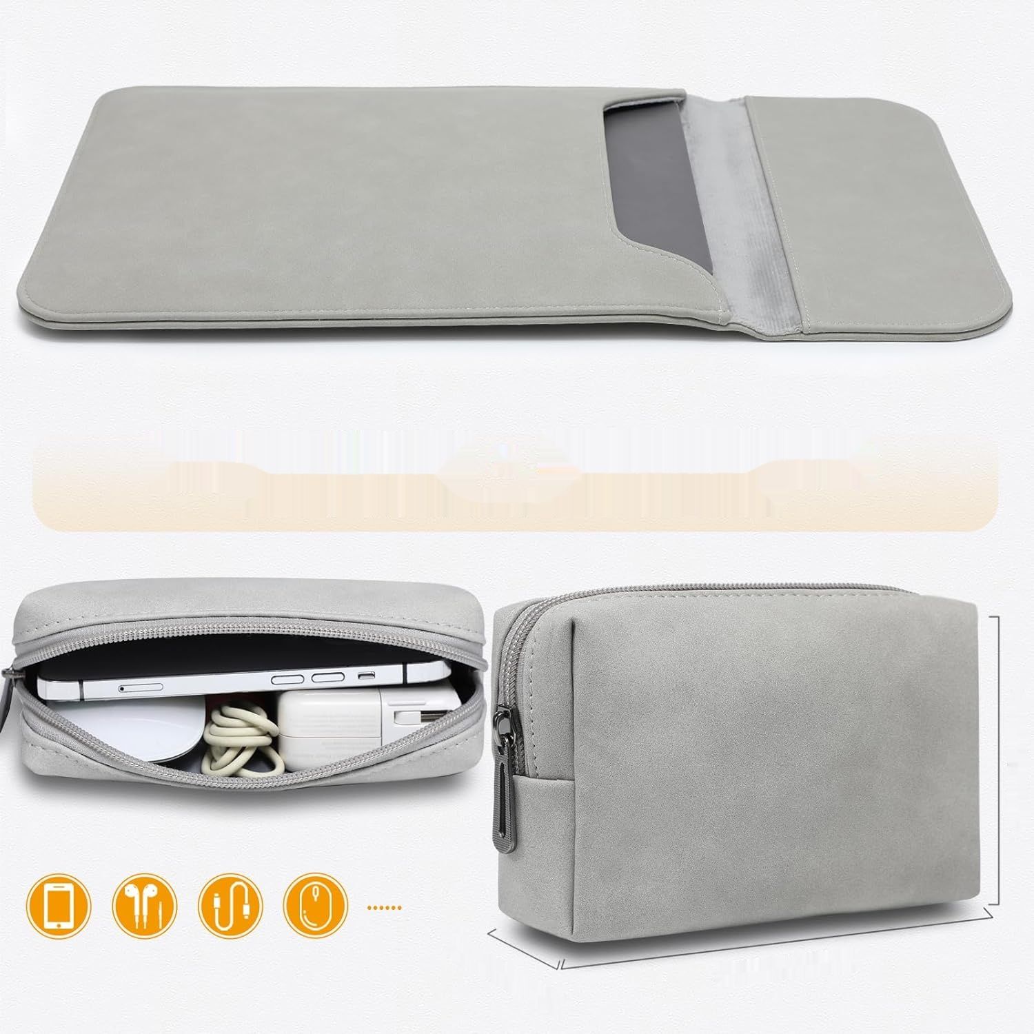 HYZUO 13,3-14 cali pokrowiec do MacBook Pro 14 M3/M2/M1 A2992 A2918 A2779