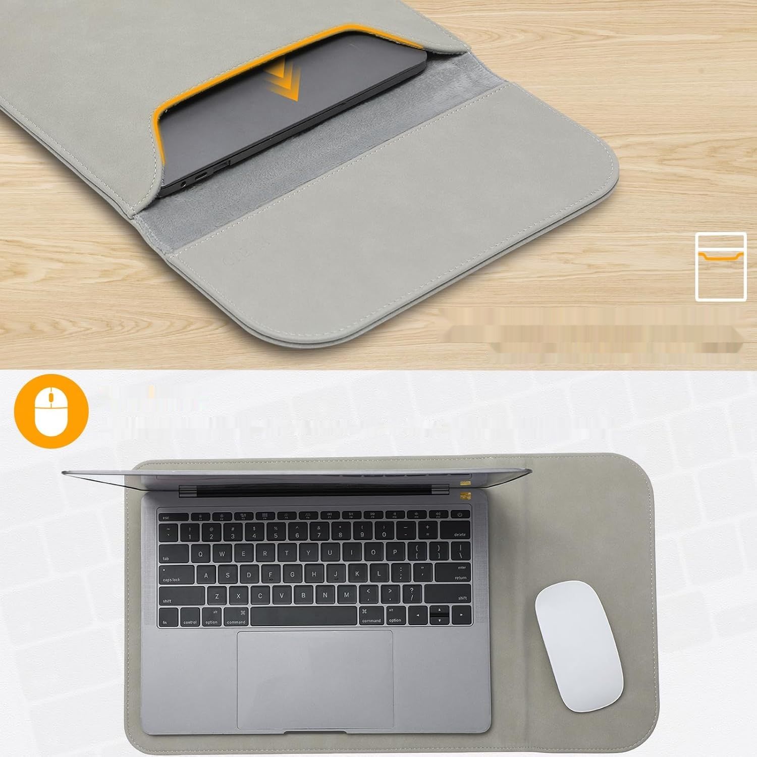 HYZUO 13,3-14 cali pokrowiec do MacBook Pro 14 M3/M2/M1 A2992 A2918 A2779