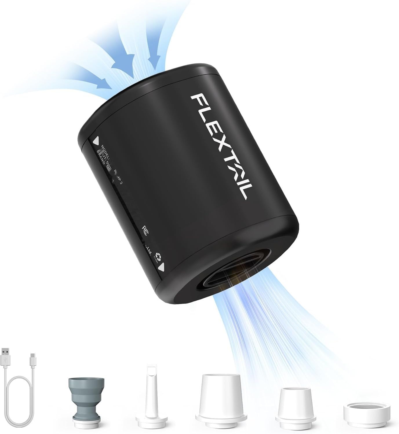 FLEXTAILGEAR TINY PUMP2 X, pompka powietrza na akumulator 1300 mAh.