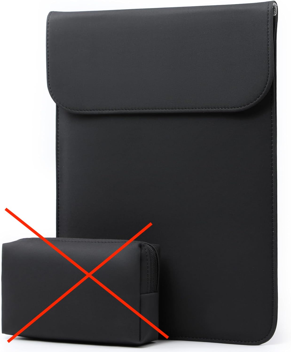 HYZUO torba na laptopa kompatybilna z MacBook Air 15, czarna