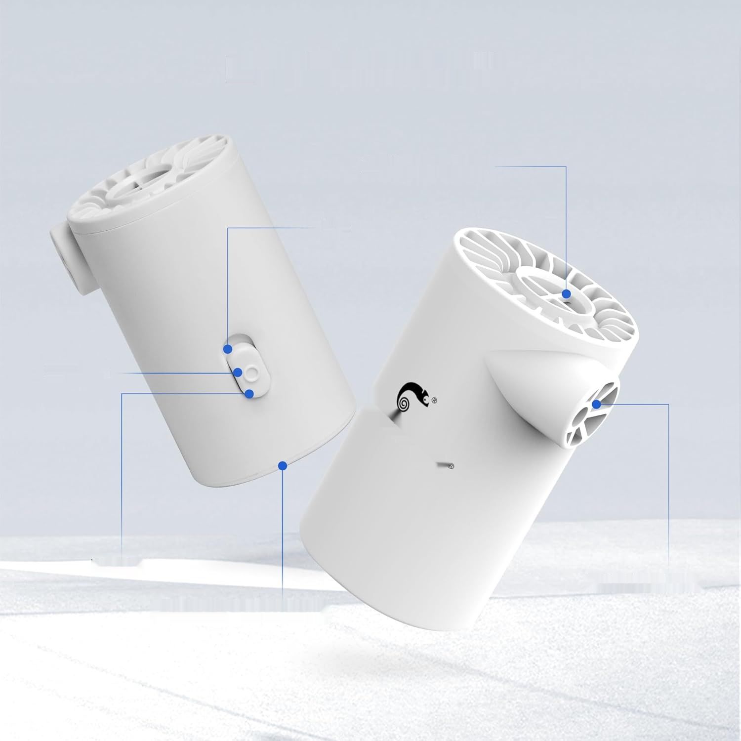 FLEXTAILGEAR Evo Pump, przenośna pompka 4500Pa, 250 L/min, 3800 mAh.