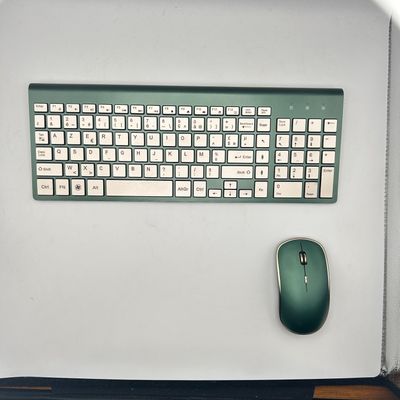 JOYACCESS klawiatura 2,4 GHz, ultracienka, kompaktowa, AZERTY - Szmaragd