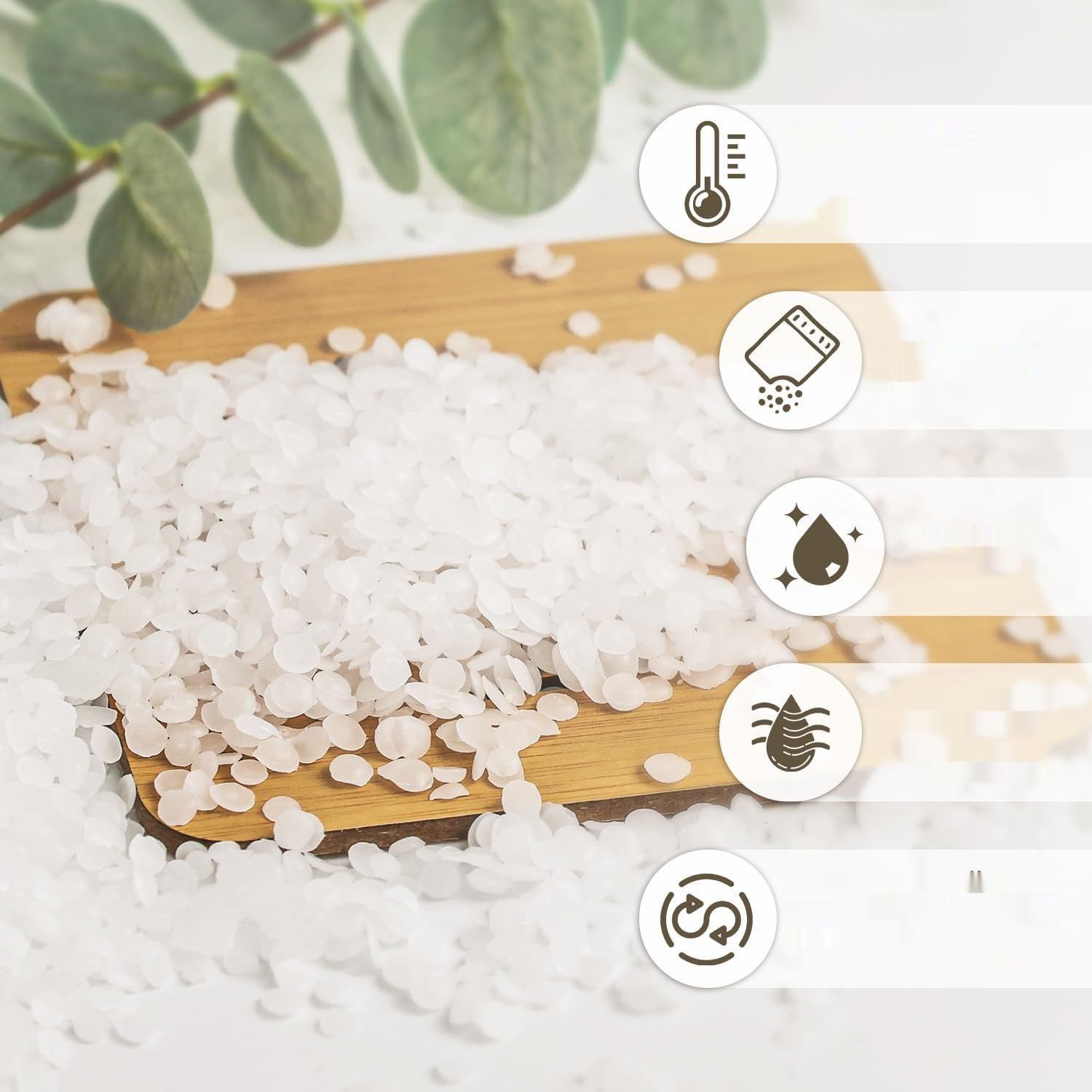 Wosk do świec, 1 kg, Parafinkowy do świec, DIY projekty