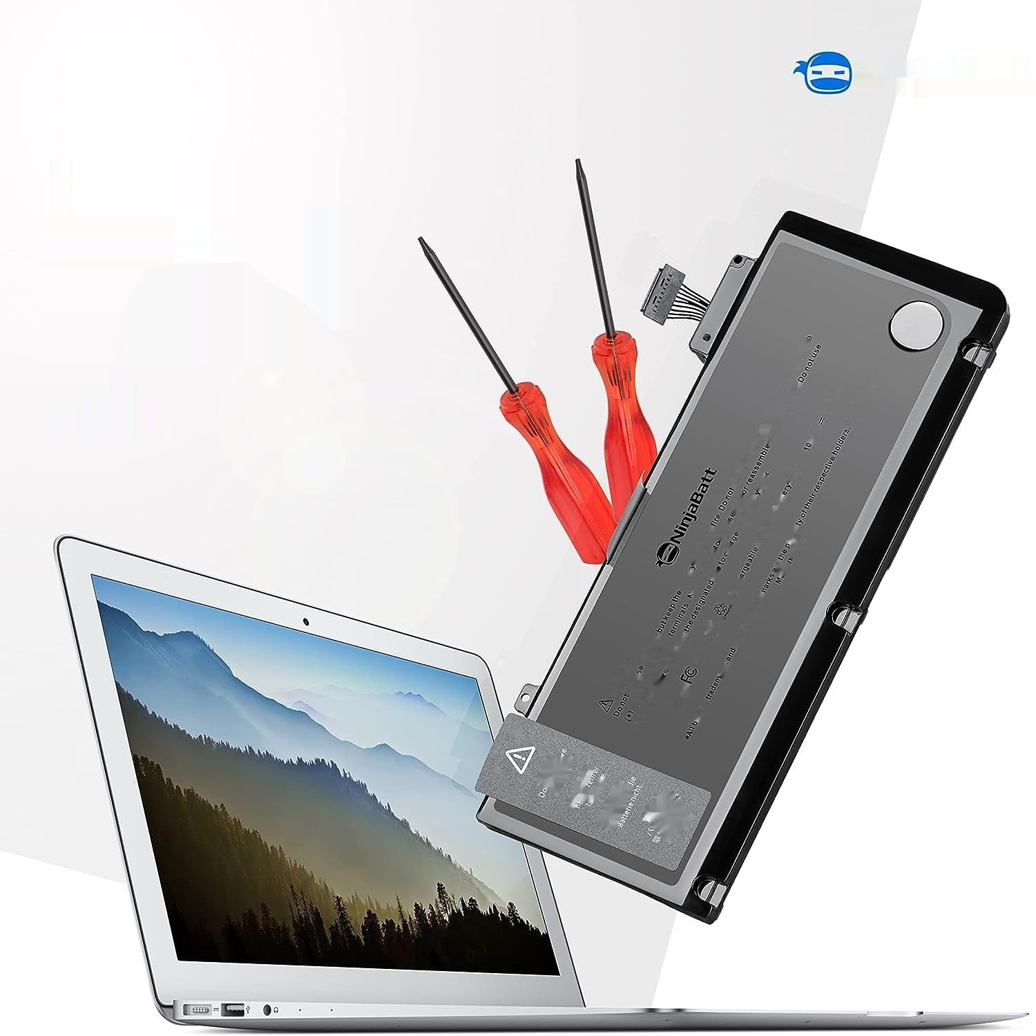 NinjaBatt Bateria A1278 A1322 do MacBook Pro 13&quot; [2009-2012]