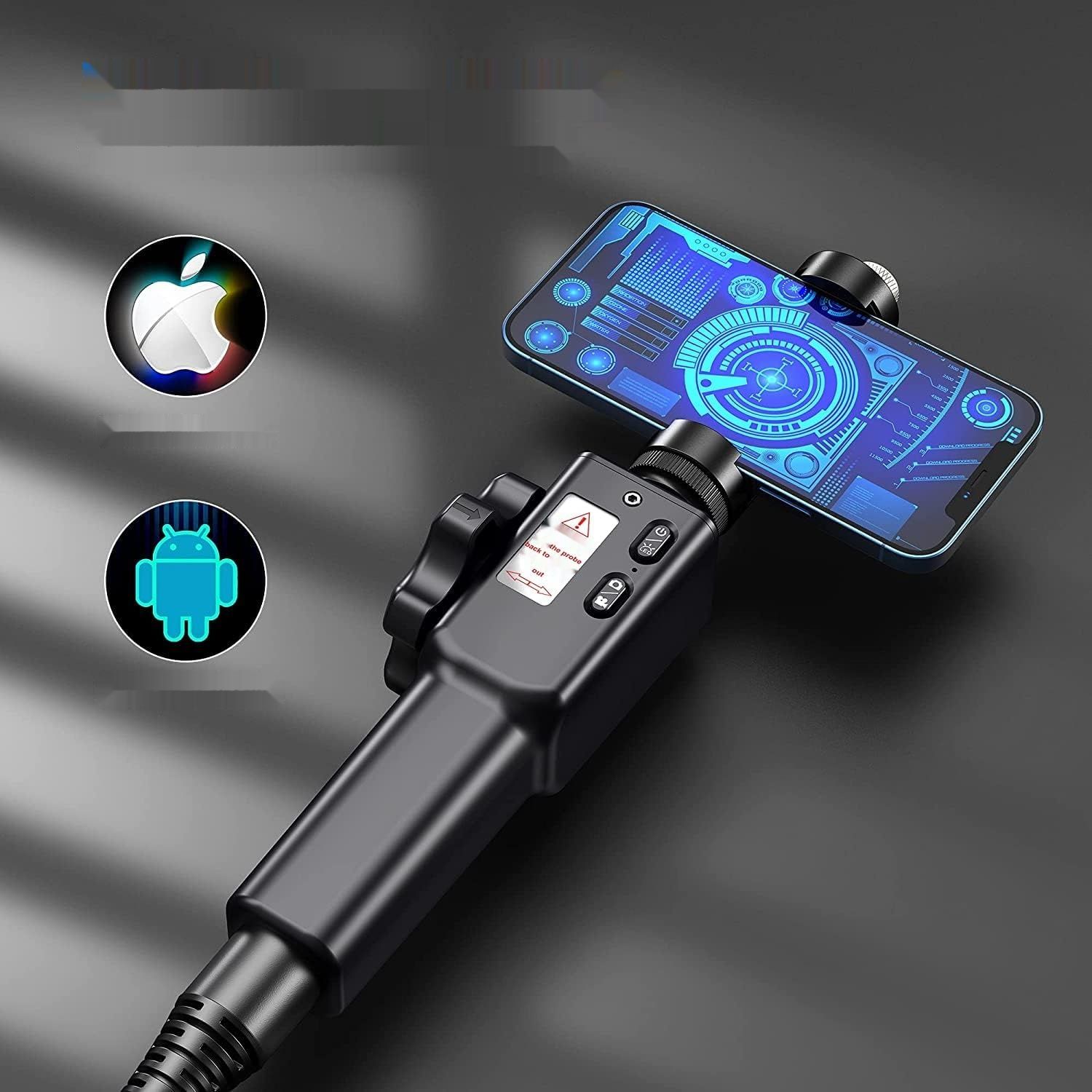 Ralcam Endoskop 8,5mm, kamera HD 1080P, 8 LED, 1m do Android/iOS