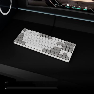 DURGOD Taurus K320 TKL – 88 klawiszy, PBT, USB-C, QWERTZ, Cherry Mx Black