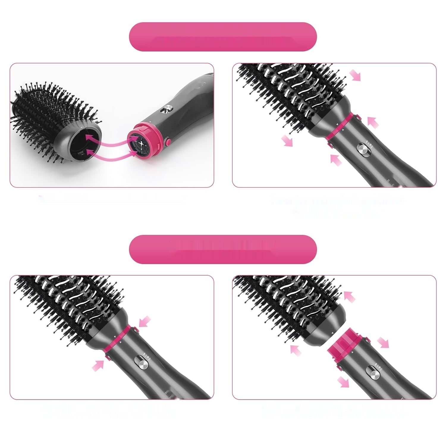 Zestaw PARWIN PRO BEAUTY, Suszarko-Lokówka 4-w-1, 1000 W.