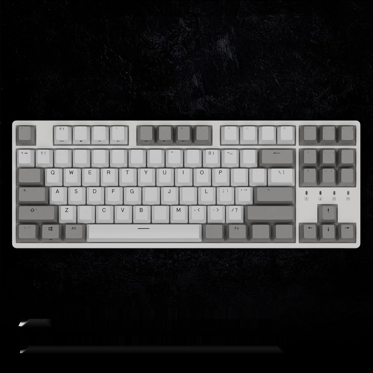 DURGOD Taurus K320 TKL – 88 klawiszy, PBT, USB-C, QWERTZ, Cherry Mx Black
