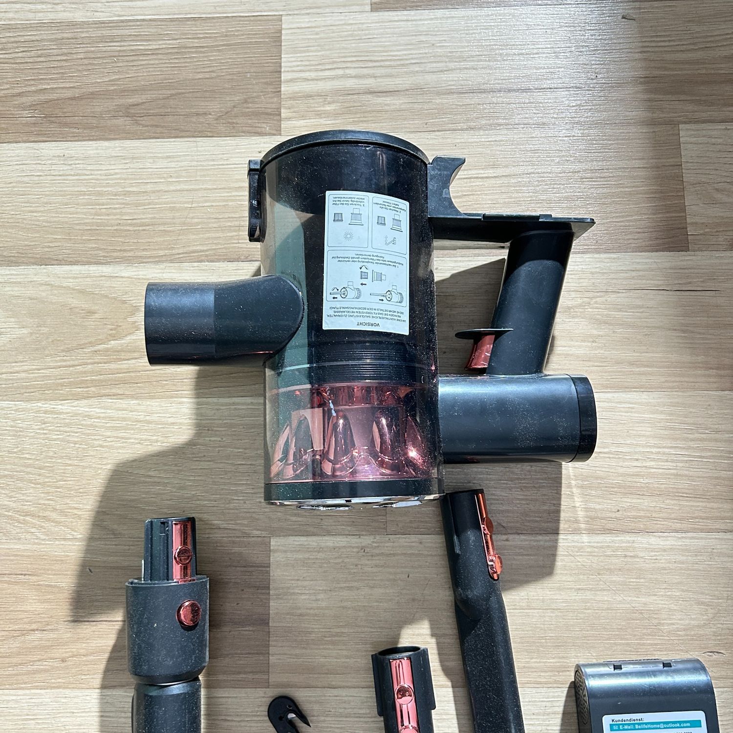 Belife Odkurzacz Bezprzewodowy 28KPa, 40 minut, 6 w 1