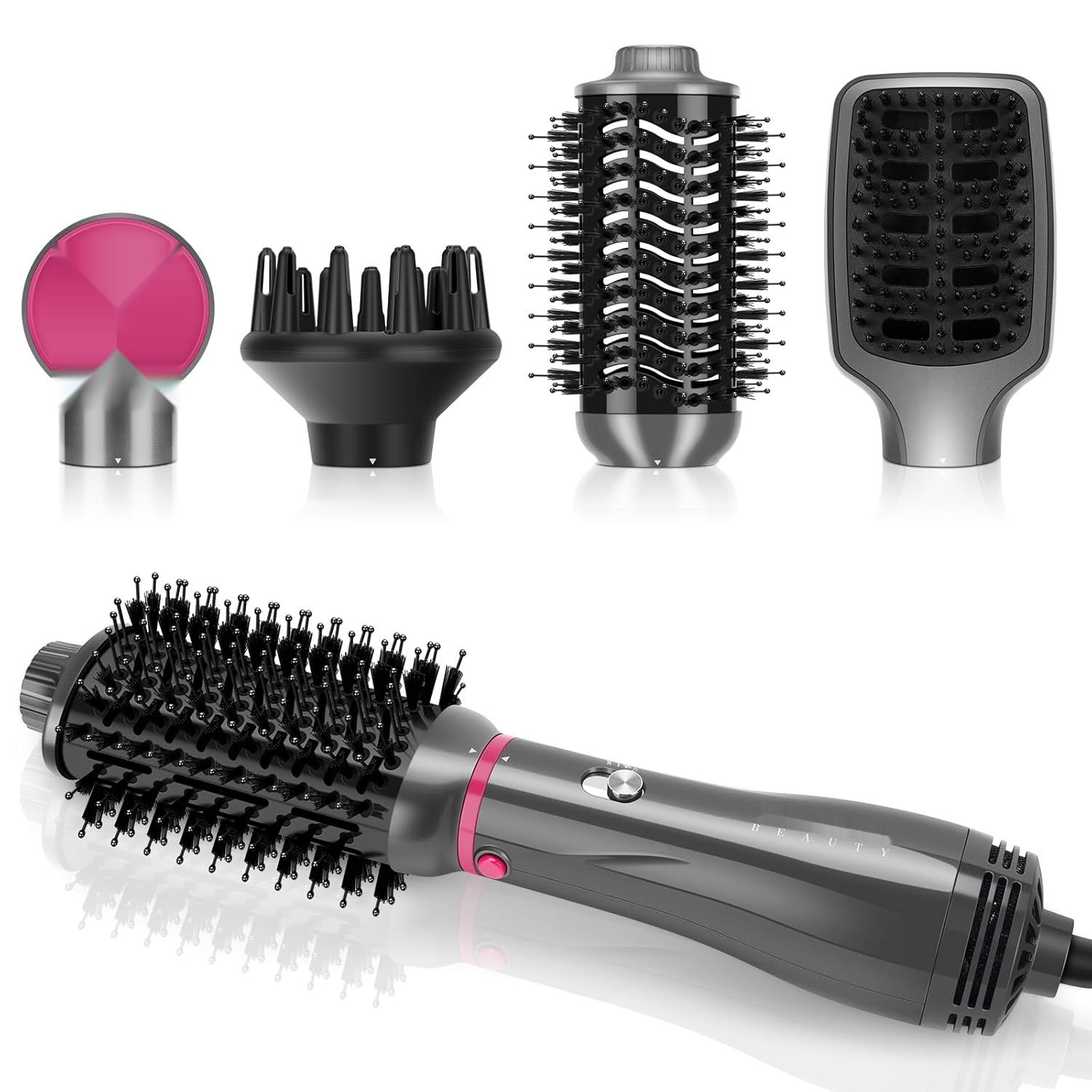 Zestaw PARWIN PRO BEAUTY, Suszarko-Lokówka 4-w-1, 1000 W.