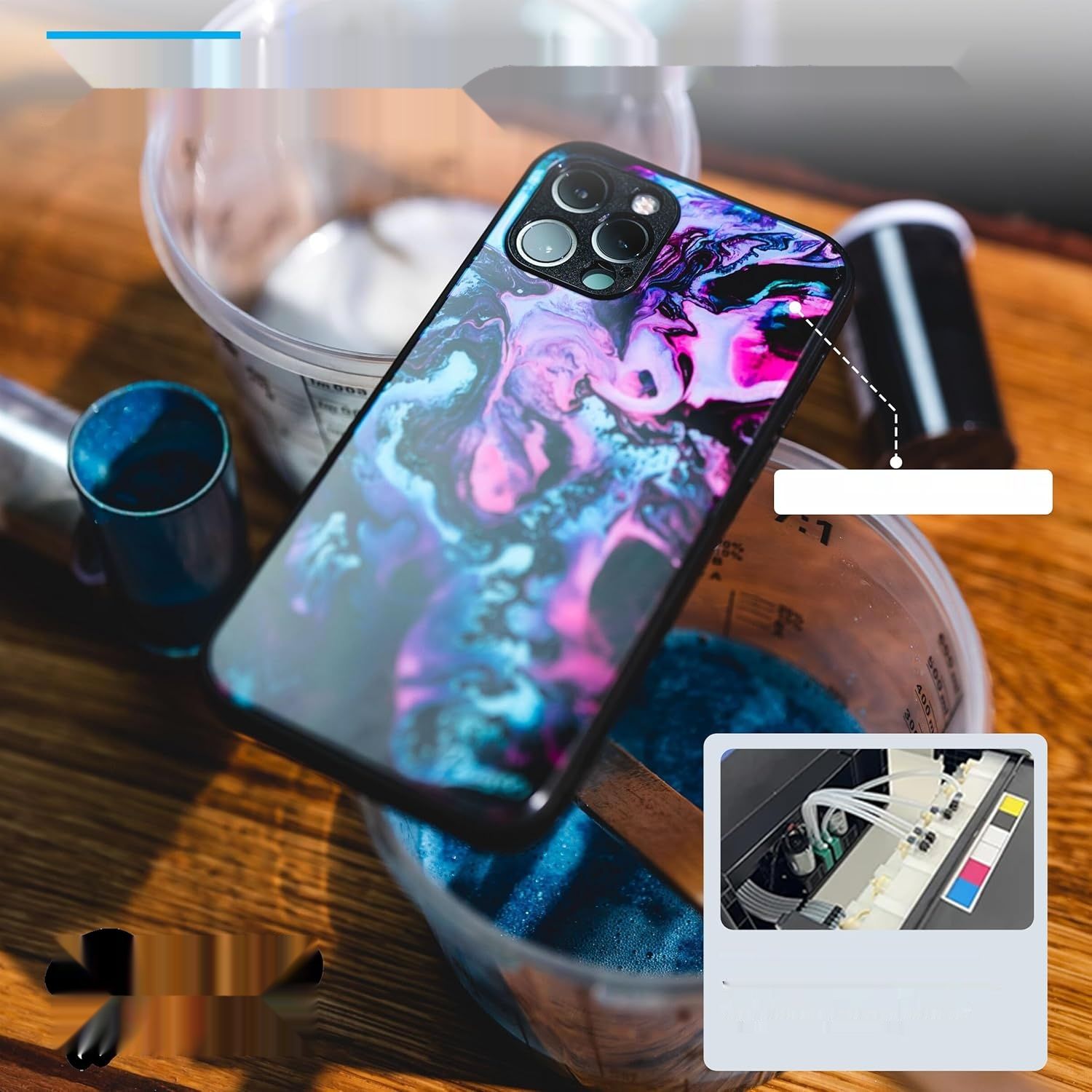 Picasee Ultimate iPhone 12 Etui, odporne, folia w zestawie