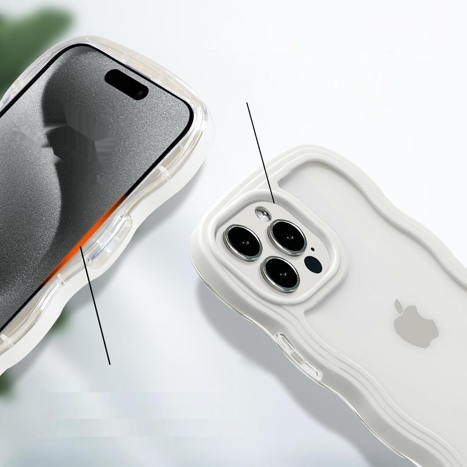 Etui ALYMIYA na iPhone 15 Pro Max, białe