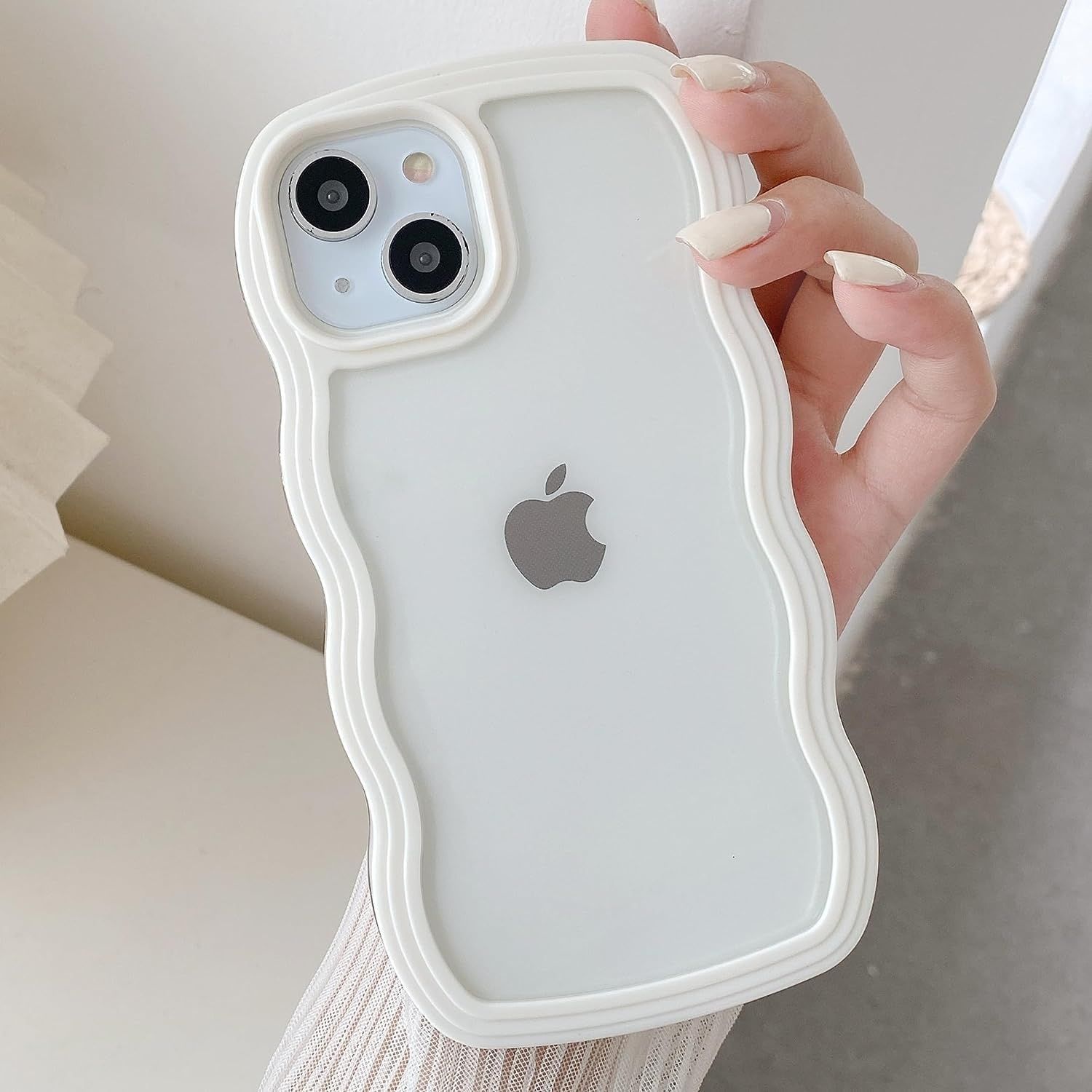 Etui ALYMIYA na iPhone 15 Pro Max, białe